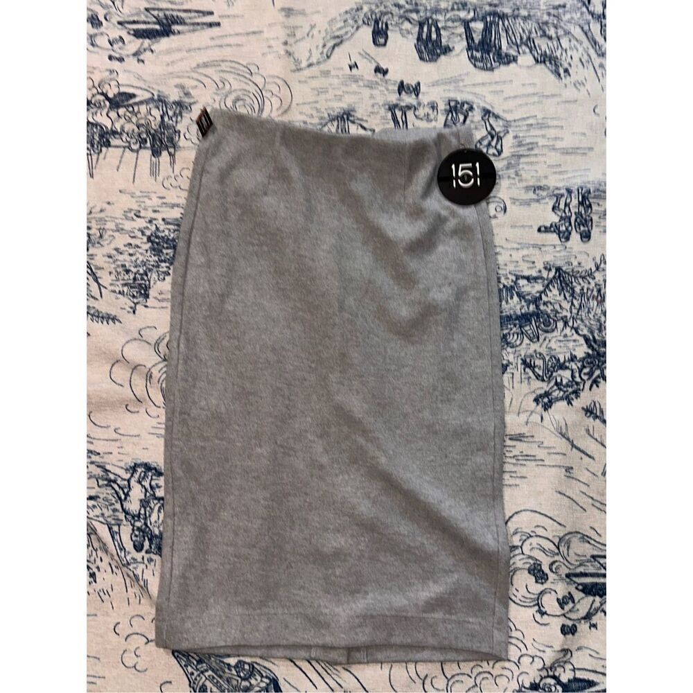 NEW WITH TAGS WOMEN One 5 One Knit Midiβ Length Skirt Women's Medium grey